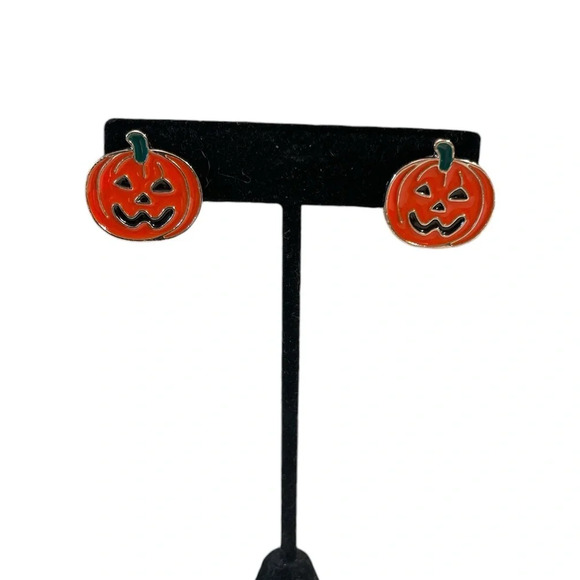 NWT 3 for $20 Jack’o’lantern pumpkin pierced stud earrings “you pick 3” - Picture 1 of 4